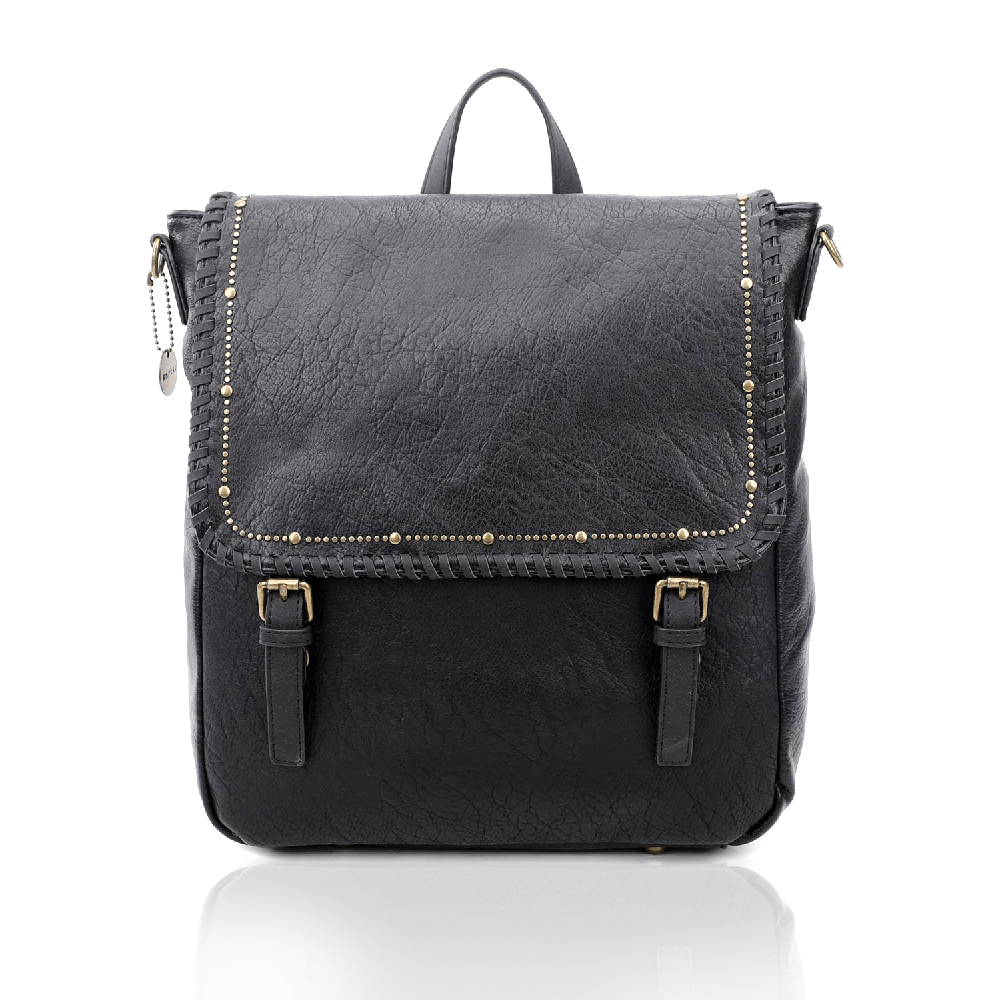 Leather-Backpack-Black