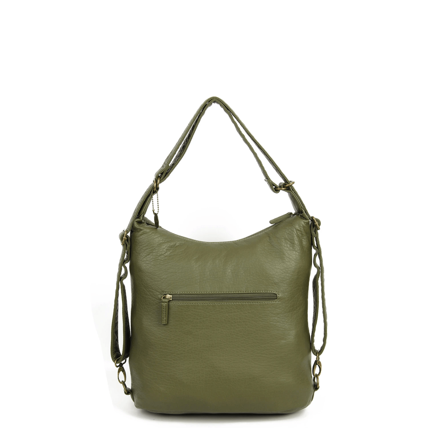 Women's-Leather-Backpack-In-Green