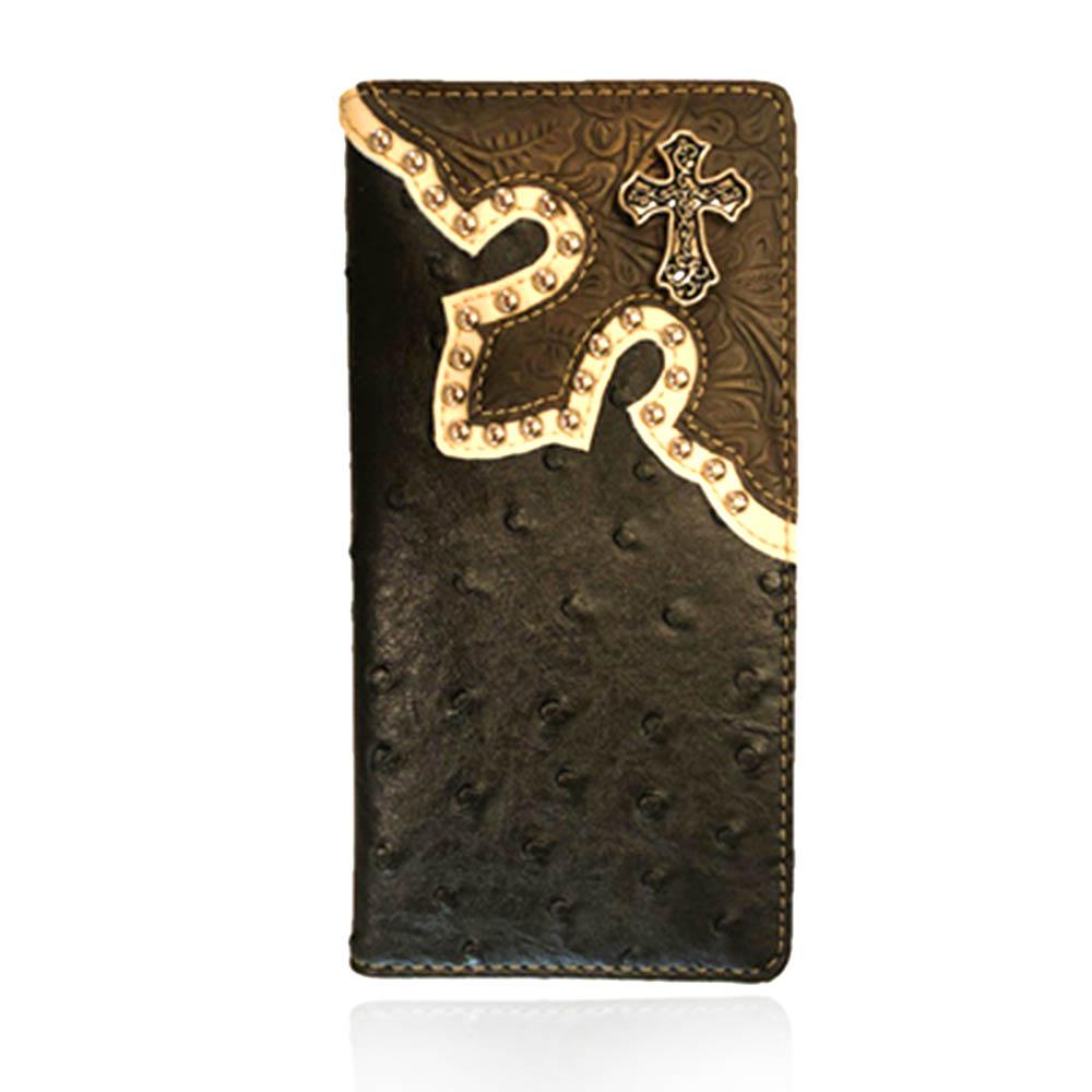 Leather-Embellished-Men's-Wallet